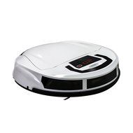Vacuum Cleaning Robot Automatic Robotic Vacuum Cleaner High Suction Cleaning for Hard Floor and Low Carpets (black-white) N4