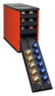 YouCopia Caf&eacute;Stack Nespresso Capsule Organizer, Electric Red (Orange-Red)