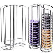 Spares2go 32 T-Disc Holder Rack For Bosch Tassimo Coffee Machine Capsule Pods 32 Pod Tower Dispenser N2