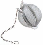 Tea Infuser Ball Mesh Loose Leaf Herb Strainer Stainless Steel Secure Locking 2&quot;