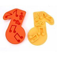 Sher Note Shaped Silicone Baking Molds Ice/ Chocolate/ Cake Mold (Random Color)