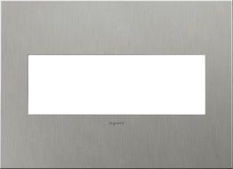 Legrand (AWC3GBS4) adorne Brushed Stainless Steel 3-Gang Wall Plate by Legrand