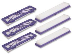 I-clean High-Performance Replacement Neato Filter [3 pcs Side Brush&amp;4 pcs Replacement Neato Filter] for Neato... N10