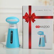 Kazoo Compact Handheld Fabric Steamer, portable mini for travel, Pink N10