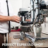 Luvao Espresso Coffee Tamper, Highest Quality Stainless Steel, American Convex Base, 58mm