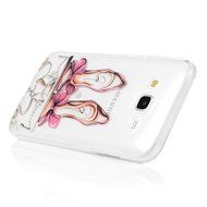 2015 Galaxy J5 Case, YOKIRIN Colorful Clear Skin Shell Slim Fit Case Translucent Impact Resistant Anti Slip Flexible... N25