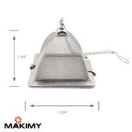 Makimy Pyramid Tea Infuser - NEW &amp; IMPROVED - Best Tea Strainer for Loose Leaf &amp; Herbal Tea - Stainless Steel... N3