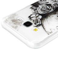 2015 Galaxy J5 Case, YOKIRIN Colorful Clear Skin Shell Slim Fit Case Translucent Impact Resistant Anti Slip Flexible... N31