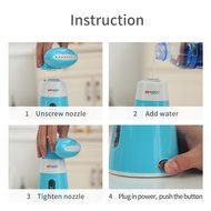 Kazoo Compact Handheld Fabric Steamer, portable mini for travel, Pink N17