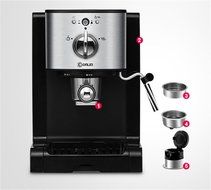Royal- Capsule Coffee Machine Italian Household Automatic Steam Milk Foam