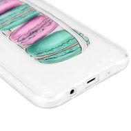 2015 Galaxy J5 Case, YOKIRIN Colorful Clear Skin Shell Slim Fit Case Translucent Impact Resistant Anti Slip Flexible... N48