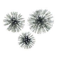 Benzara 56883 Stunning Iron Wall Decor44; Set of 3