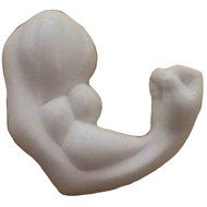 FLY Strong Arm Muscles Shape Silicone Cake Mold Fondant Lace Tools Bakeware,Pink