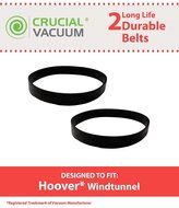 2 Hoover WindTunnel Vacuum Cleaner Windtunnel LONG-LIFE DURABLE Agitator Belts, Pack of 2, Replaces Part # 40201160...