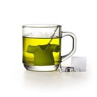 Cute Tea Infuser Tea Shirt by Qualy Design Studio. Green Color. Cool Tea Ball will Make Great Gift for Tea Lovers...