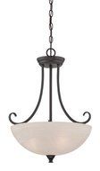 Designers Fountain 85131-ORB Kendall Inverted Pendant, Oil Rubbed Bronze by Designers Fountain