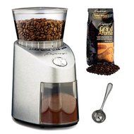 Capresso 565.05 Infinity Stainless Steel Conical Burr Grinder with Grand Aroma Whole Bean Coffee (8.8oz) Swiss...