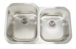 Artisan MH 3221 D88 Manhattan 31-Inch 18-Gauge Double Basin Undermount Kitchen Sink by Artisan