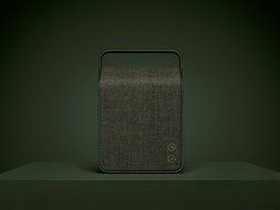 Vifa Oslo Compact Rechargeable Hi-Resolution Bluetooth Portable Speaker- Sand Yellow N2