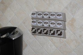 K Cup Holder- Special Designed, Space Saver, Universal Position "K Cup Rack" for Convenient Use (Beige). No K...