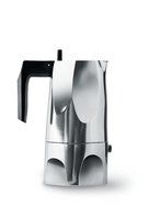 Alessi MT18/6 &quot;Ossidiana&quot; Stove Top Espresso 6 Cup Coffee Maker in Aluminium Casting Handle And Knob in Thermoplastic... N4
