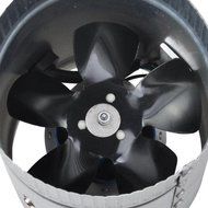 Light Weight Indoor Garden 4&quot; 120 CFM Inline Duct Booster Vent Fan Blower Aluminum Blade N4