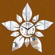 EverTrust(TM) promotion new limited Acrylic wall clocks 3d home decor modern design luxury mirror clock sticker...