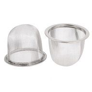 uxcell Metal Mesh Net Tea Leaves Spice Strainer Teapot Filter 65mm Dia 2pcs