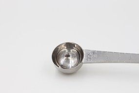 CoaGu 10&quot; Premium Quality 18/10 Stainless Steel Dual Scoop Coffee Spoon And Tea Scoop with Tick Mark, 2 tbsp and...