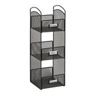 Safco Products 3293BL Onyx Mesh Break Room Supplies Organizer, Black
