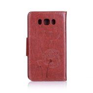 Galaxy J7 2016 Case,Galaxy J7 2016 Cover,ikasus Glitter Diamond Embossing Flowers Lily Butterfly PU Leather Flip... N42
