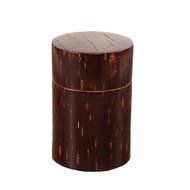 Tea Storage Tin, Coffee Tin, Tea Container, Spice Storage, Japanese Wooden, Multi-Purpose Kitchen Storage Container... N2