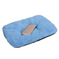 Kingfansion Dog Blanket Pet Cushion Dog Cat Bed Soft Warm Sleep Mat (Blue) N3