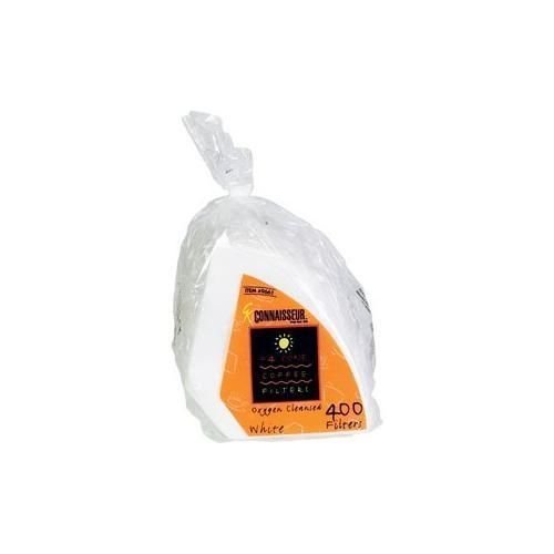 Connaisseur # 4 Cone White Coffee Filters, 400 Count Pack (Pack of 3)