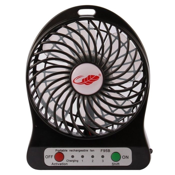 AceAbove Mini Portable Wireless Rechargeable Super Strong Wind Desk Fan W/ Rechargeable Battery - 3 Mode Wind... N6