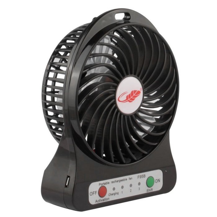 AceAbove Mini Portable Wireless Rechargeable Super Strong Wind Desk Fan W/ Rechargeable Battery - 3 Mode Wind... N10