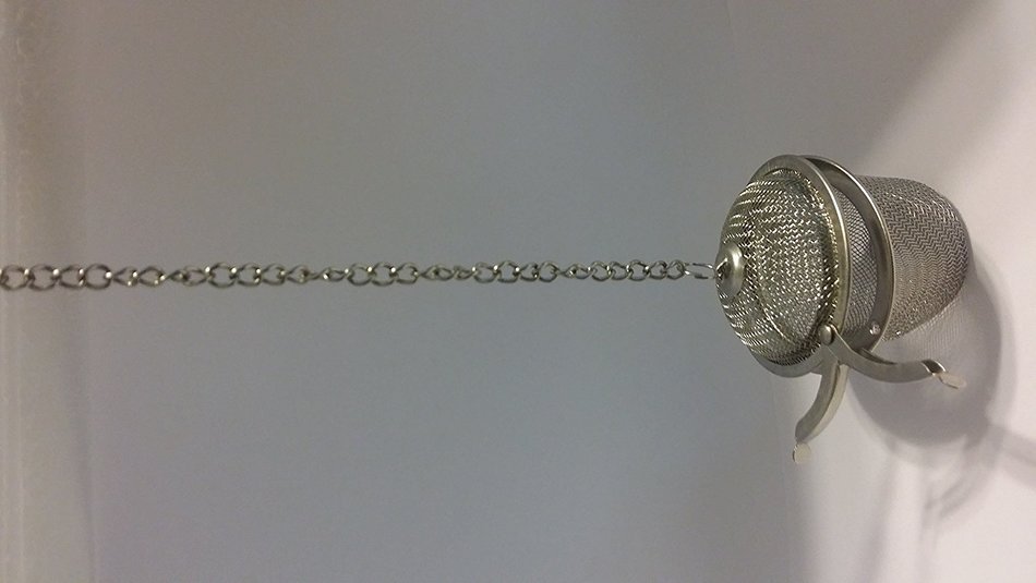 Kei Tea Infuser long handed stainless steel strainer