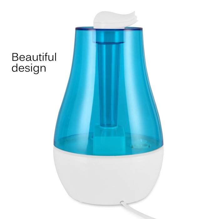 XIQI 3L Ultrasonic Cool Mist Humidifier,2*360D Rotation Nozzle,Automatic Shut-off And Night light Function With... N6