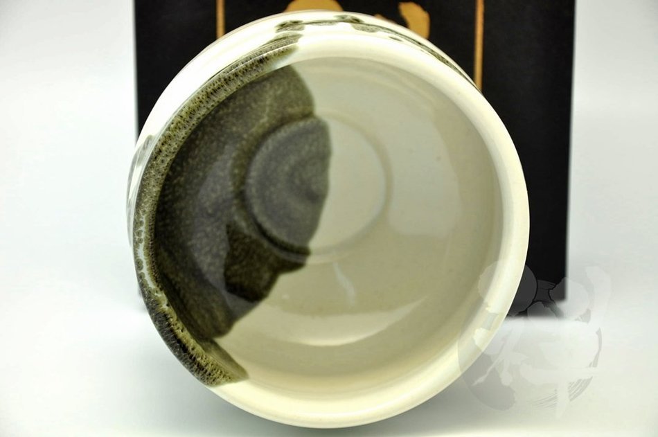 Japanese Mino Yaki ware Matcha Bowl Green Tea 11.5 / 11.5 / 8cm (4.5 / 4.5 / 3.1inch)[7326]