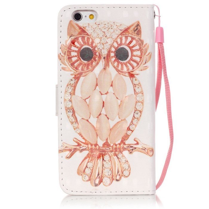 iPhone 6S Plus Case,iPhone 6 Plus Case,ikasus Glitter Diamond Colorful Painted PU Leather Flip Wallet Pouch Stand... N9