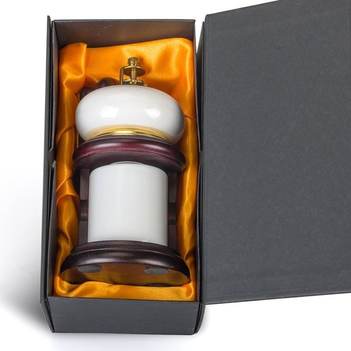 SNUUNG Manual Coffee Grinder Portable Hand Crank Mill Adjustable Ceramic Burr