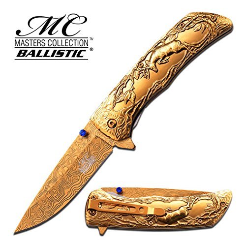 MC-A017GD MASTERS COLLECTION MC-A017GD 4.6" YBYhz SPRING ASSISTED FOLDER ajsks ajskdkw dkkdwoqkd vmdka dauioa...