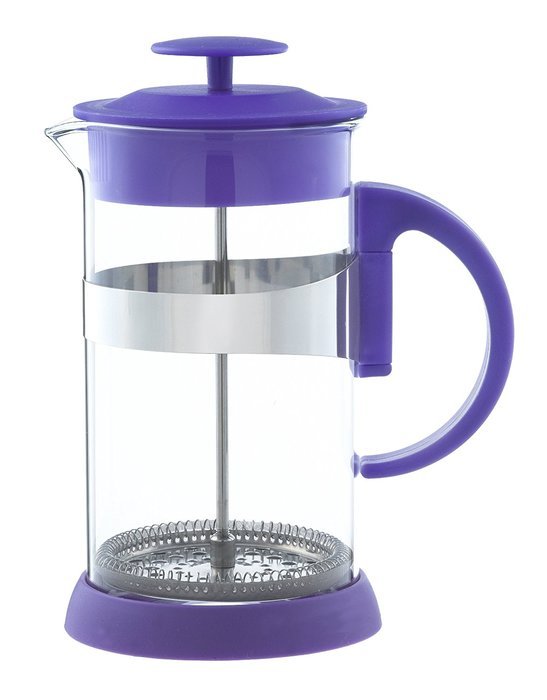 Grosche Zurich Glass French Press Small (350ml - 11.8oz) Purple N7