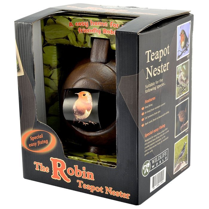 Robin Teapot Nester Fathers Day Dad Man Father Present