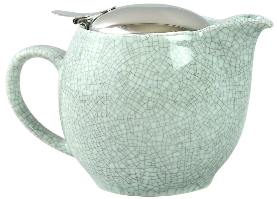 ZEROJAPAN 15oz Round Teapot with SLS Lid and Infuser (Turquoise) N3