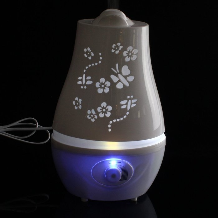 2.4L Ultrasonic Home Aroma Humidifier Mist Essential Oil LED Nightlight Air Diffuser Purifier Lonizer Atomizer N2