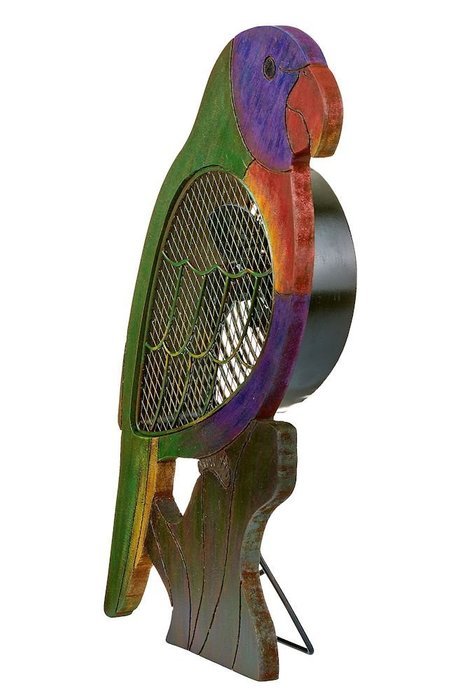 Deco Breeze DBF0110 Figurine Wooden Lorikeet Fan N3