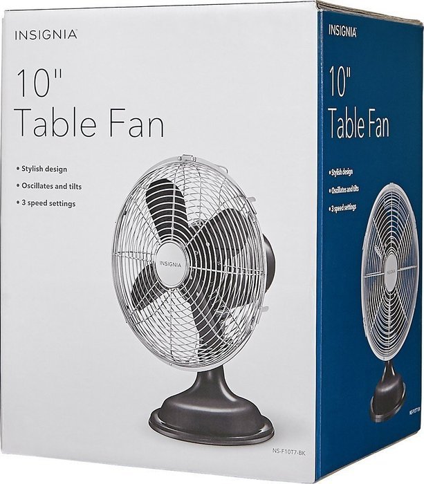 Insignia 10" Table Fan Black N2