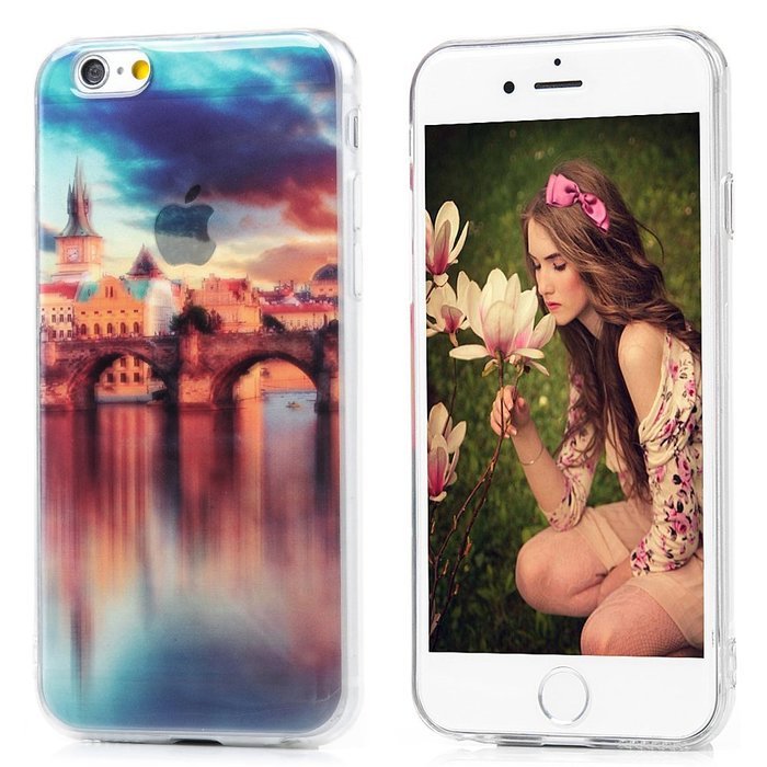 iPhone 6S Plus Case,iPhone 6 Plus Case (5.5") - Scenery Series Slim Fit Shock-absorption Soft TPU Rubber Skin... N26