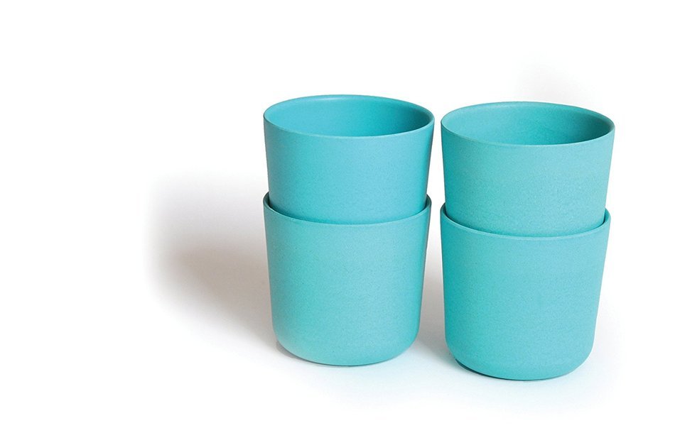 Biobu [by Ekobo] 8 oz Bambino Cup Set (4 Pack), Smoke